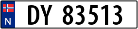 Truck License Plate